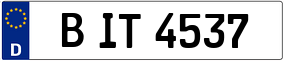 Truck License Plate